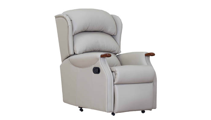 Westbury Petite Manual Recliner Seated Position