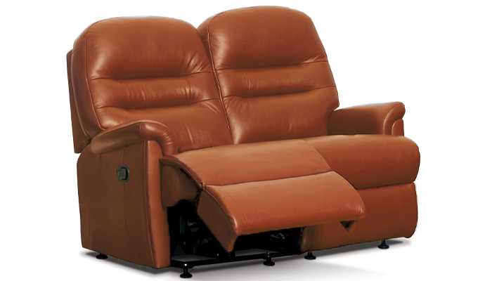 Small 2 Seater Manual Recliner Sofa