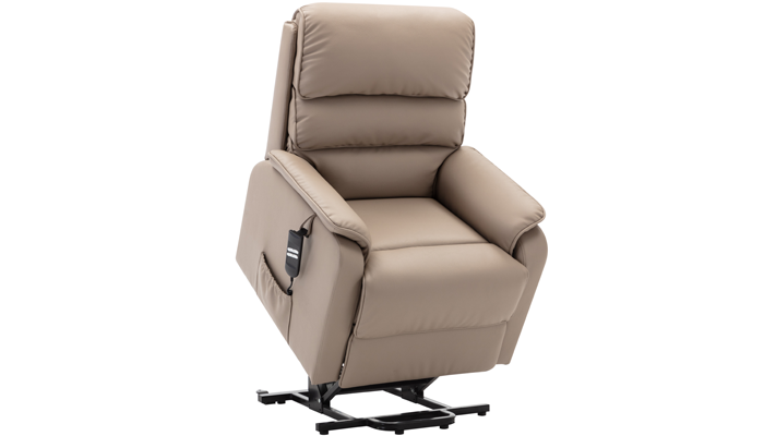 Valencia Dual Motor Rise And Recline Chair - Pebble
