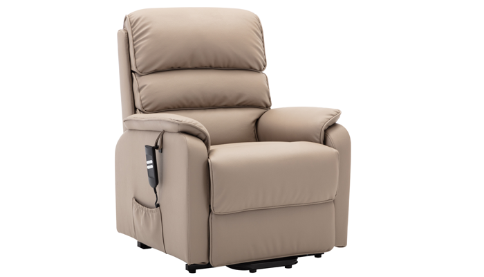 Valencia Dual Motor Rise And Recline Chair - Pebble