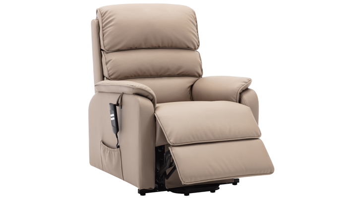 Valencia Dual Motor Rise And Recline Chair - Pebble