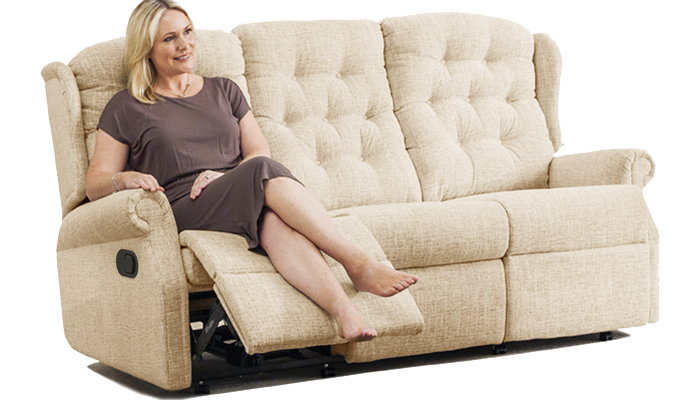 Woburn 3 Seater Manual Reclining Sofa