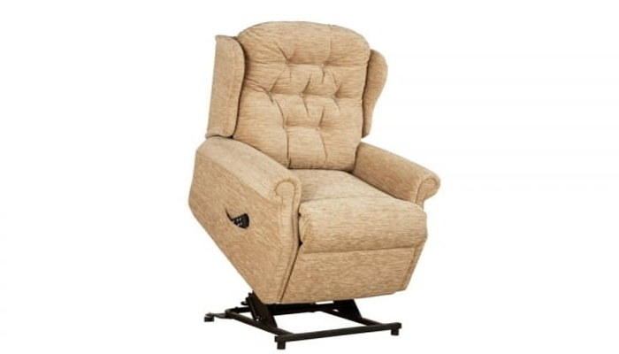 Woburn Compact Riser Recliner Chair in Raised Position