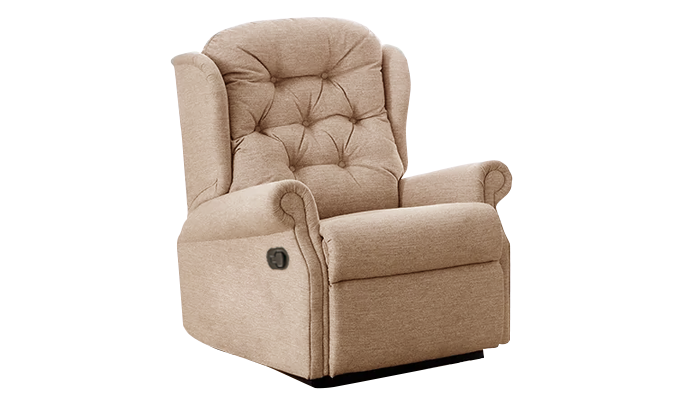 Woburn Grande Manual Recliner Chair in Closed Position