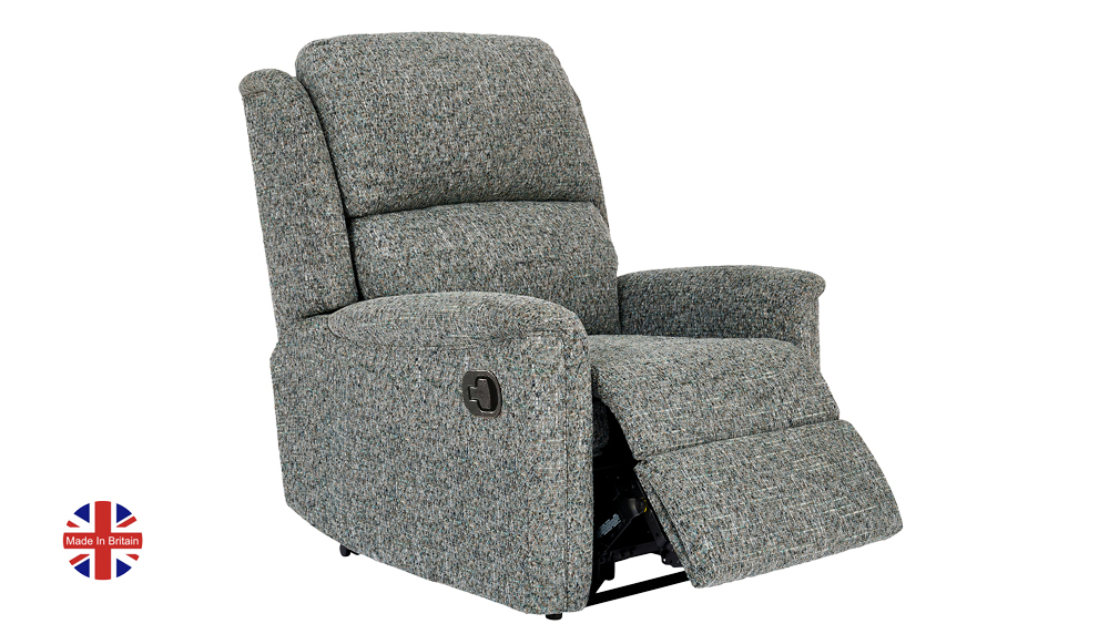 Farndon Petite Manual Recliner - Part Reclined Position