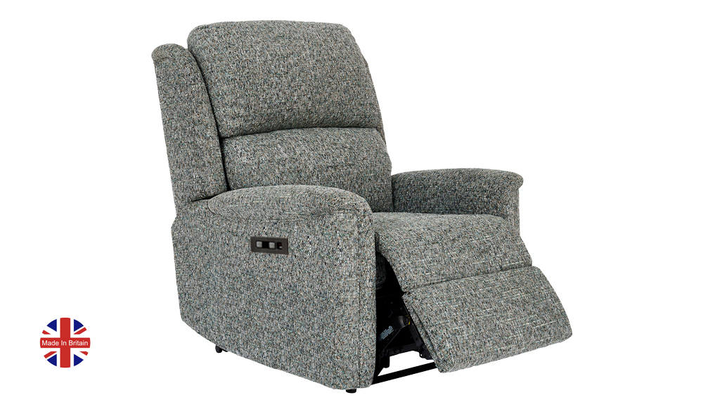 Farndon Petite Electric Recliner - Part Reclined Position