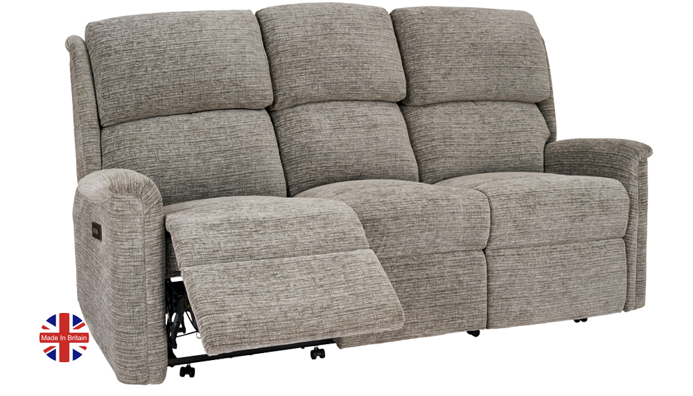 Farndon Electric Reclining 3 Seater Sofa - both sides recline