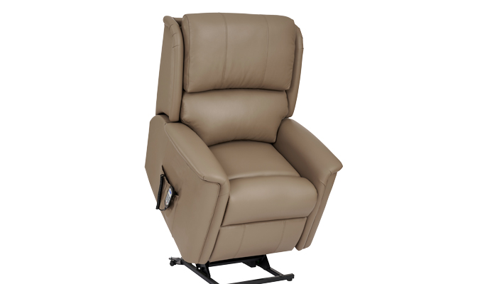 Farndon Leather Riser Recliner Chair Standard Size - in Real Leather