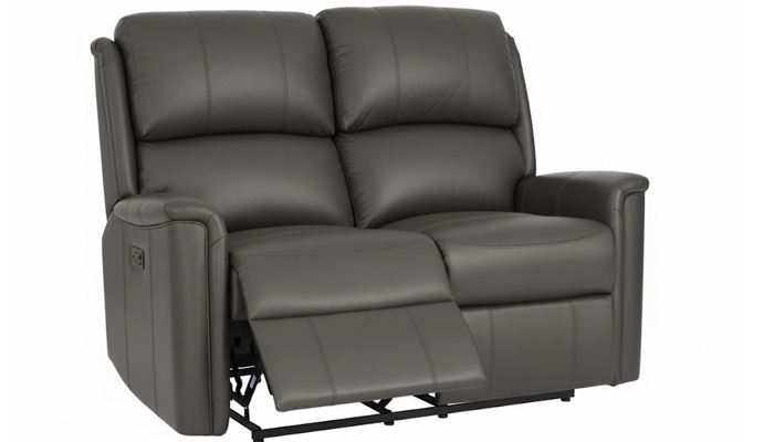 Farndon 2 Seater Manual Reclining Sofa in Real Leather