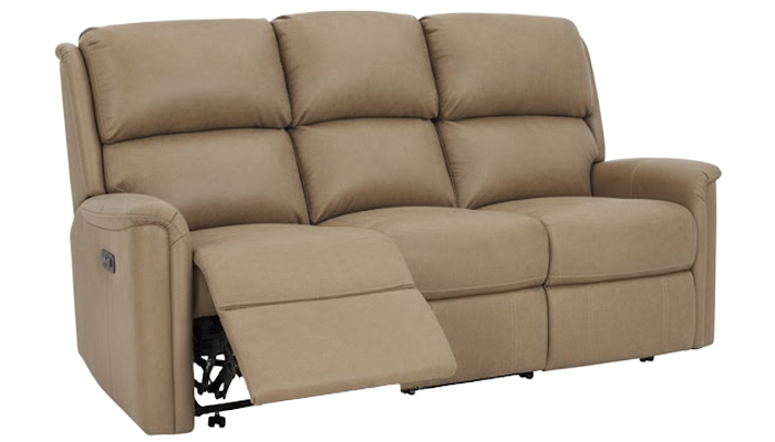 Farndon 3 Seater non Reclining fixed Sofa in Real Leather