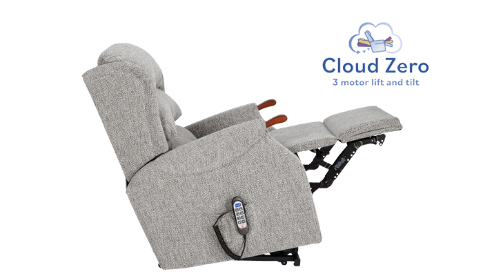 Westbury Standard size Riser Recliner with Cloud Zero Recliner action