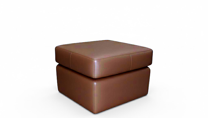 Storage Footstool shown with Lid Closed