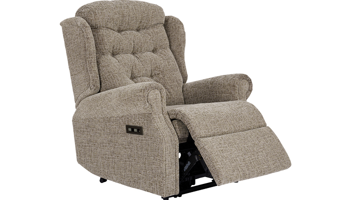 Woburn Grande Electric Recliner Chair in Closed Position