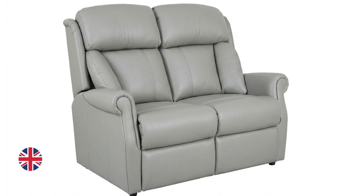 Asfield 3 seater fixed sofa, shown in angled view, showing the arm detailing and side wings.