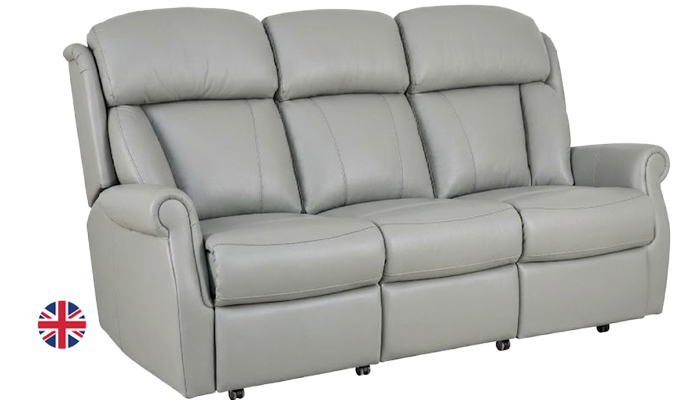 Asfield fixed armchair, shown in front view, showing tthe backrest cushions and the styling of the c