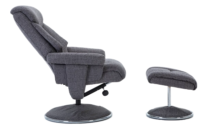 Biarritz Shown in Reclined Position - Fabric Lisbon Grey