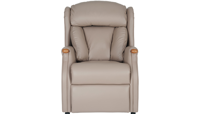 Canterbury Leather 2 seater (fixed) non recelining sofa