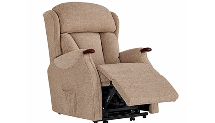 Canterbury Standard Size Riser Recliner In Part Reclined Position