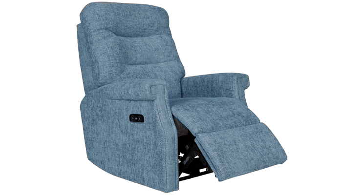 Sandhurst Petite Size Powered Recliner Chair Angled View