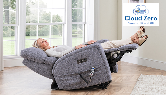 Southwell Grande Size, with footrest fully elevated