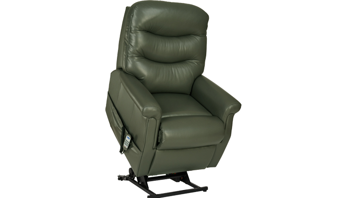 Hollingwell Petite Riser Recliner Raised Position - Leather