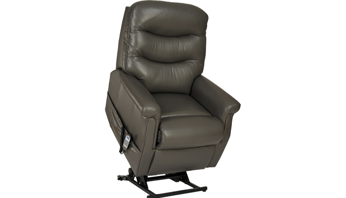 Hollingwell Standard Size Riser Recliner Raised Position - Leather