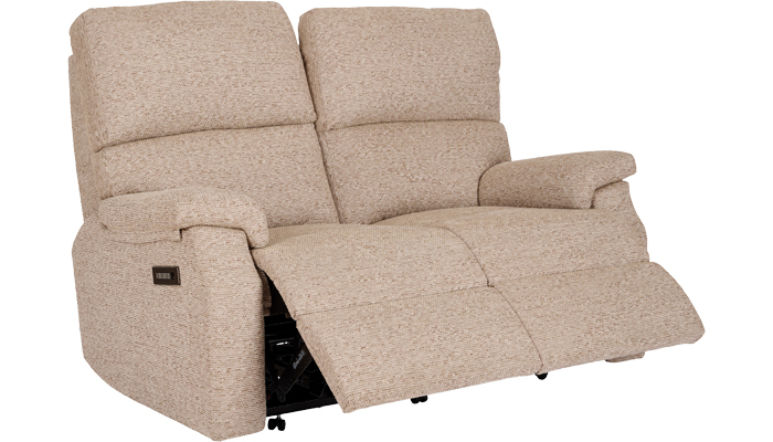 Newstead 2 Seater Powered Recliner Sofa Angled