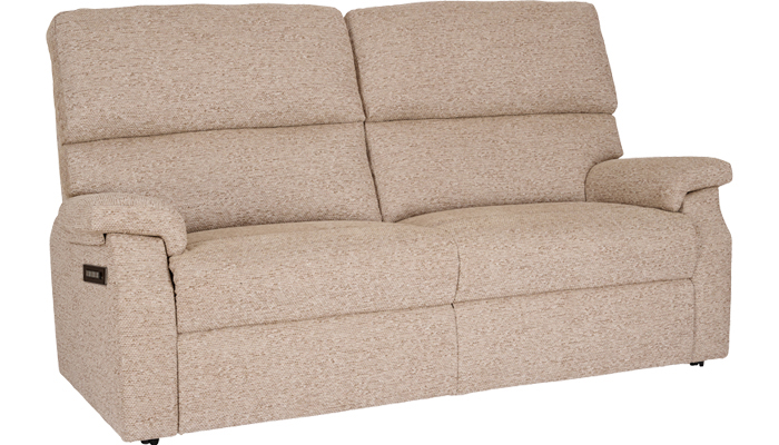 Newstead 3 Seater Powered Recliner Sofa Angled