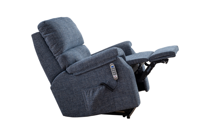 Newstead Cloud Zero Riser Recliner in Fully Reclined Position