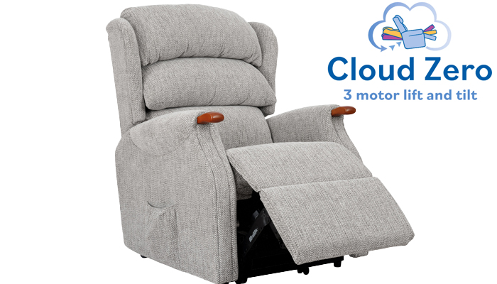 Westbury Standard size Riser Recliner with Cloud Zero Recliner action