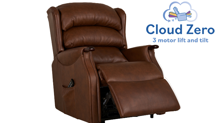 Westbury Grande Cloud Zero Riser Recliner Part Reclined