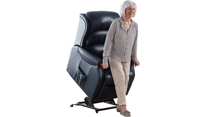 Westbury Petite Cloud Zero Riser Recliner Raised Position