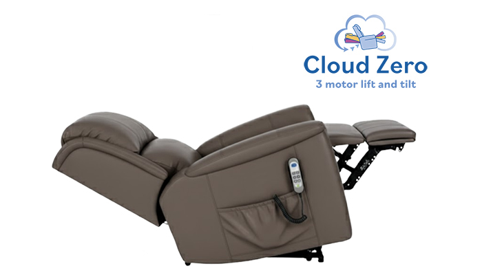 Farndon Leather Cloud Zero Riser Recliner Standard Size in Real Leather