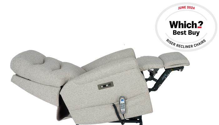 Celebrity Hollingwell Cloud Zero Riser Recliner - Fully Reclined - Petite Size