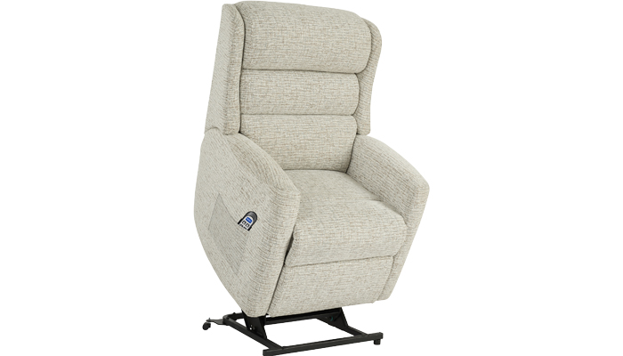 Somersby Standard Size Cloud Zero Riser Recliner in Raised Position