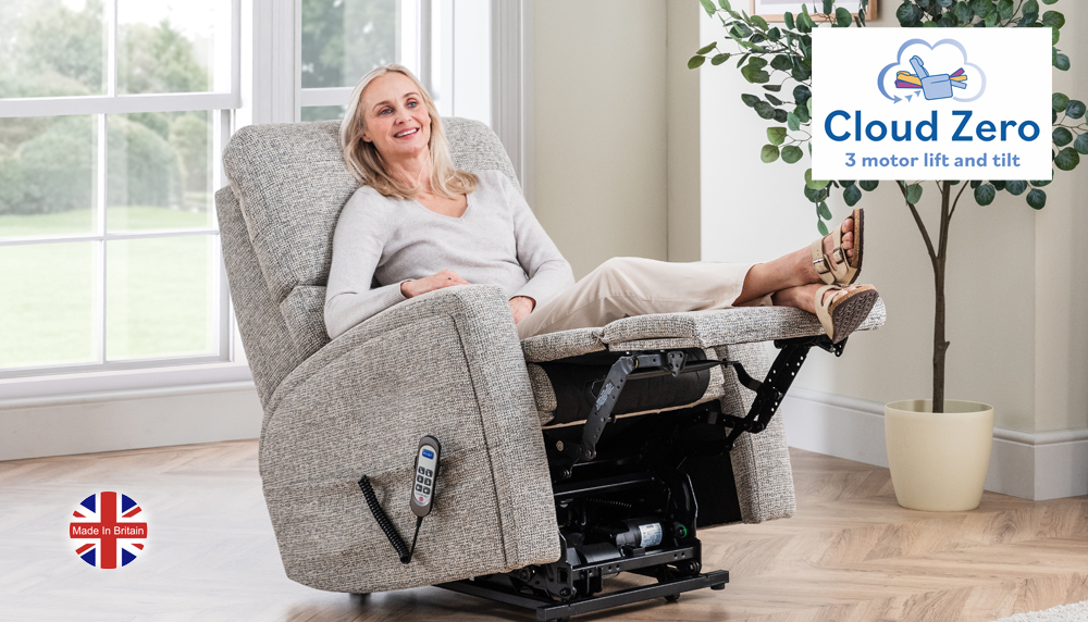 Southwell Petite Size, with footrest fully elevated