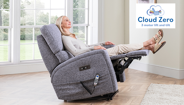 Southwell Grande Size, with footrest fully elevated