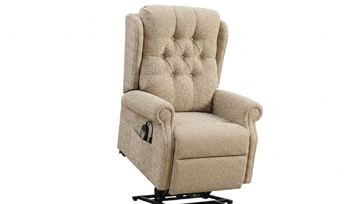 Thirsk Riser Recliner Chair in Petite size with a 16in seat height for the shorter person.