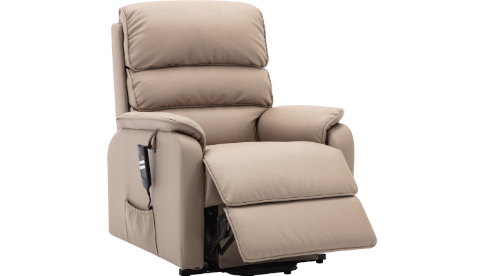 Valencia Dual Motor Rise And Recline Chair - Pebble