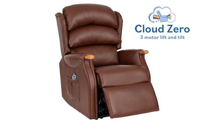 Westbury Petite Cloud Zero Riser Recliner Part Reclined