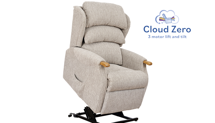Westbury Petite size Riser Recliner with Cloud Zero Recliner action
