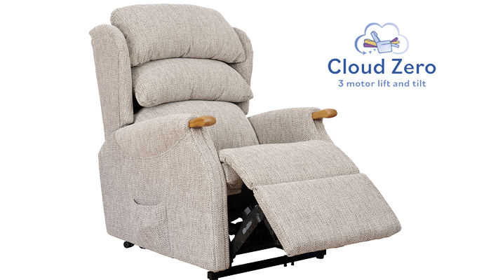 Westbury Petite size Riser Recliner with Cloud Zero Recliner action