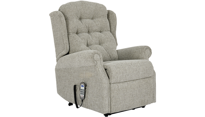 Woburn Petite Riser Recliner Chair in Raised Position