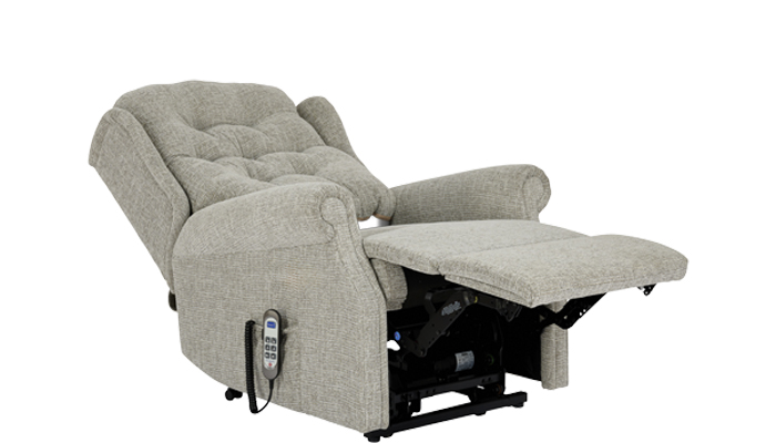 Woburn Petite Riser Recliner Chair in Raised Position